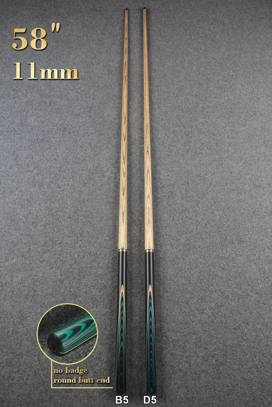 3/4 ASH 57''/58'' BREAK CUE 11 mm/ 11.5mm/ 12mm tip WOODS CUES