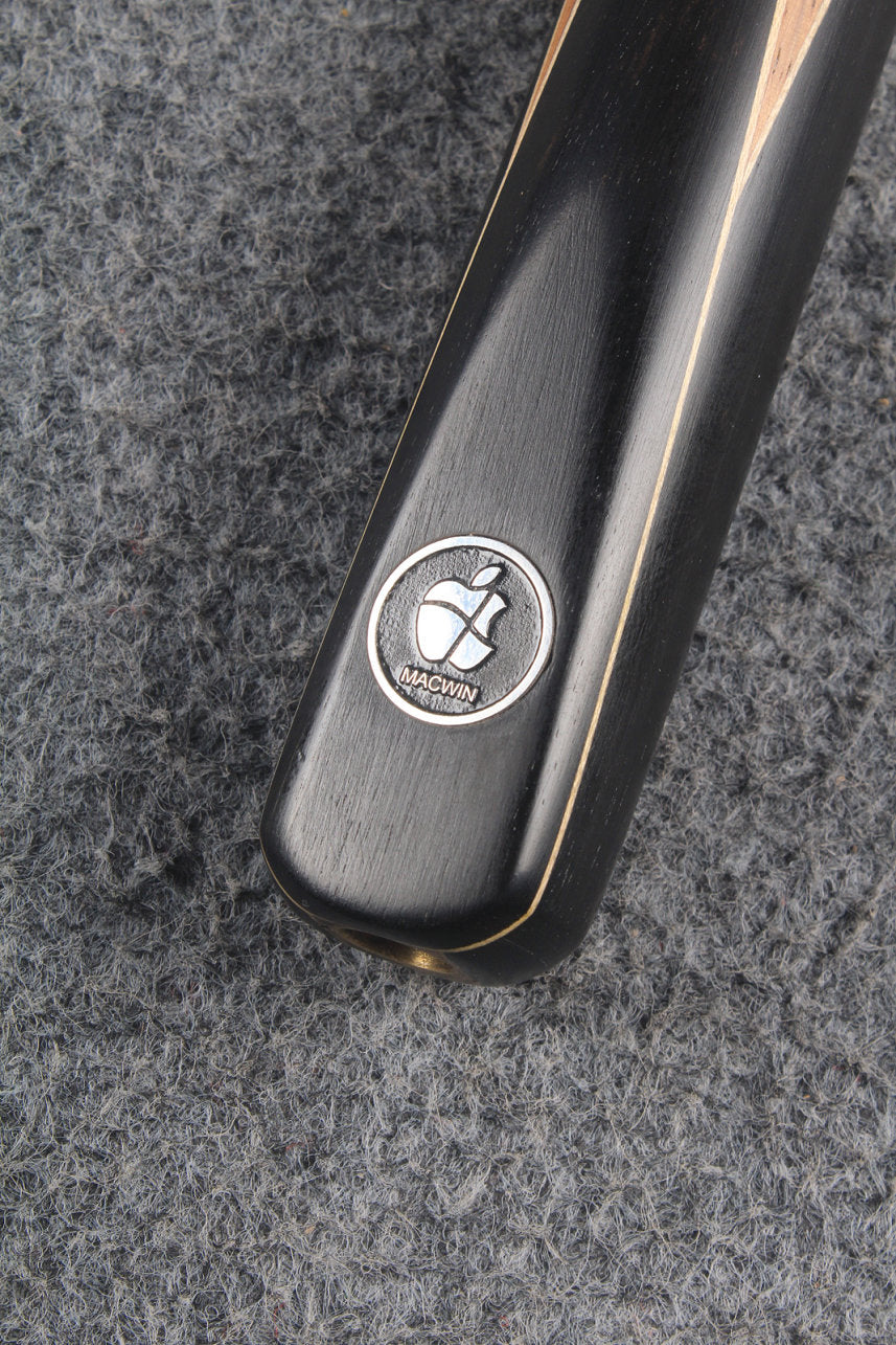 custom disc metal cue badge WOODS CUES