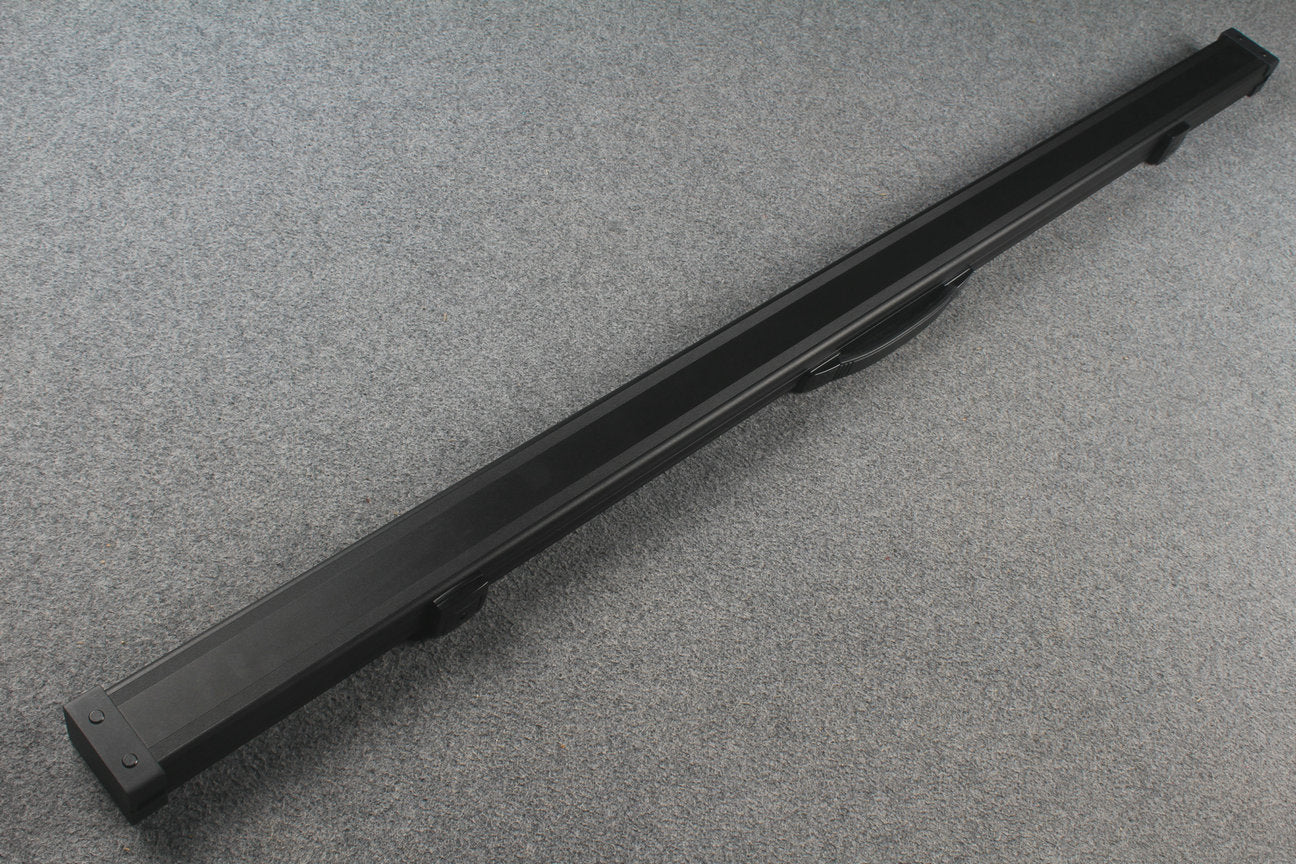 one piece aluminium lockable cue case – 2 Slots(chalk area inside)