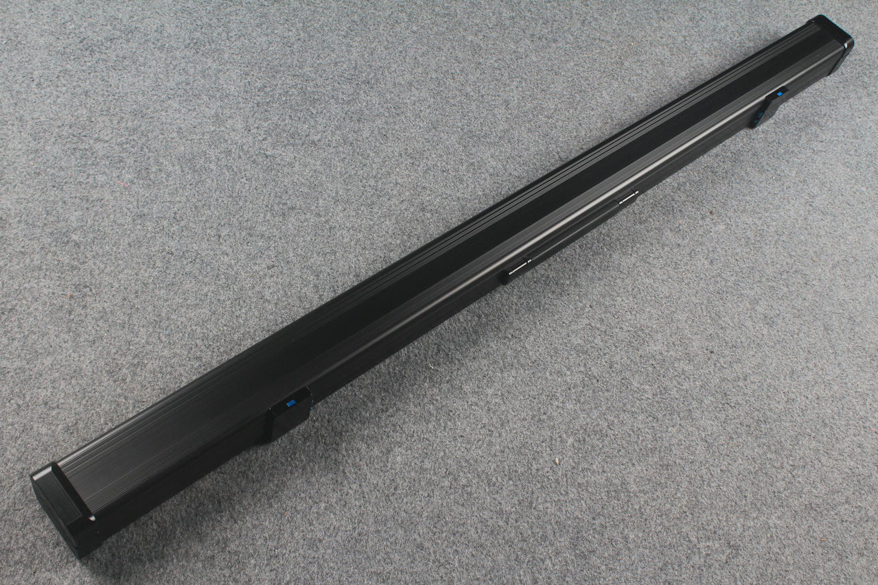 3/4 Premium Aluminium Snooker Cue Case – 2 Slots, Adjustable 120.5/124.8cm Interior