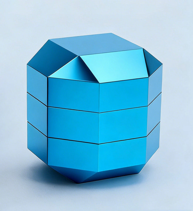 Aluminum Alloy Magnetic Chalk Holder - Round & Square Octagonal Chalk Compatible, Adjustable Multi-Layer Octagonal WOODS CUES