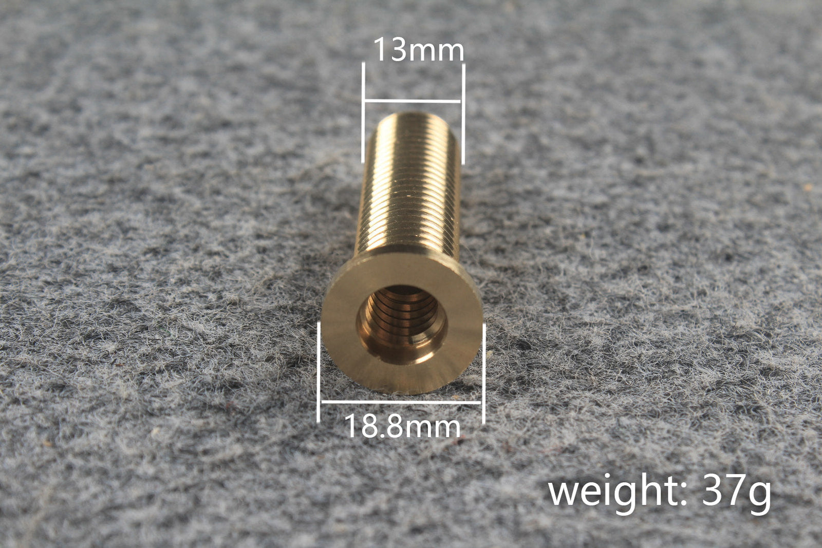 Brass Socket Joint for SD Cue Mini Butt & Extension – Custom Text Engraving Available WOODS CUES