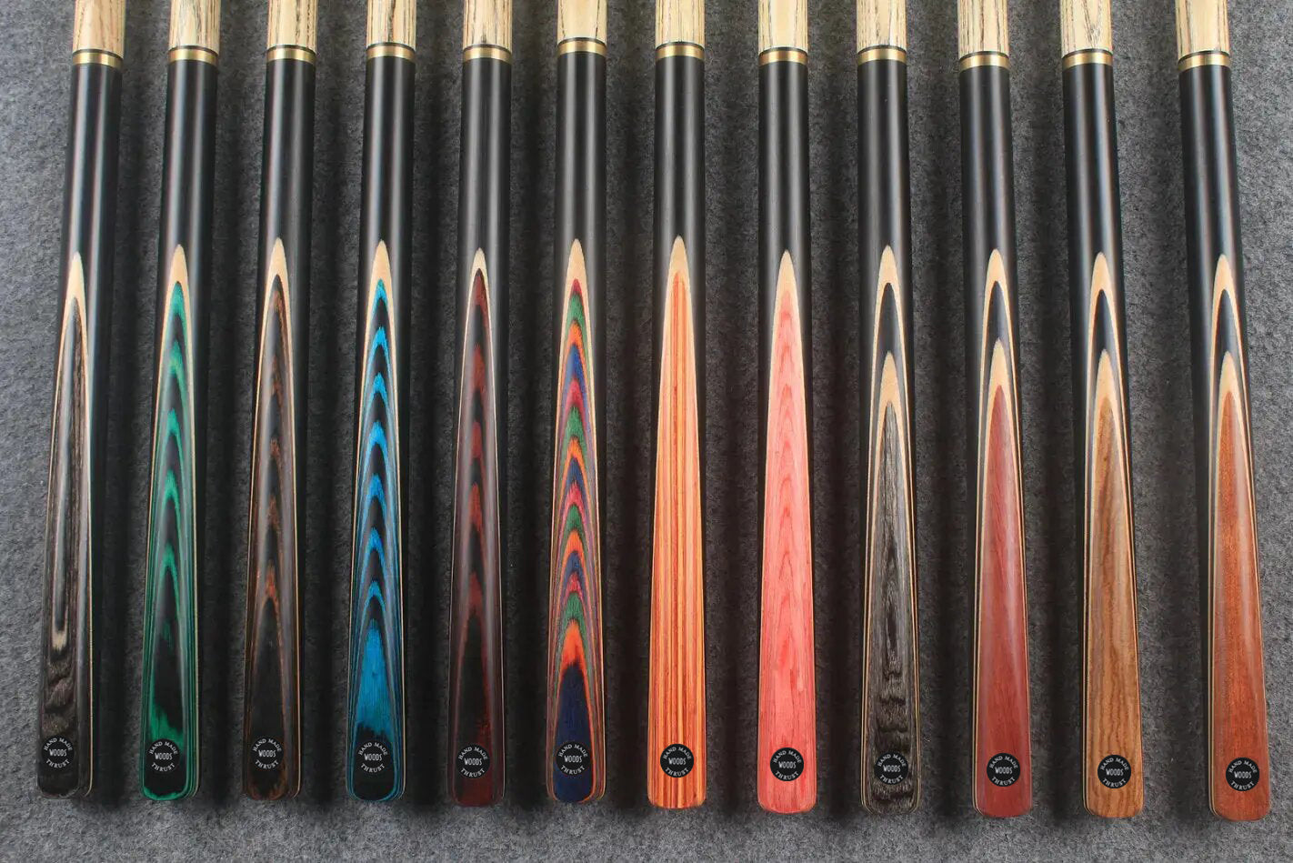 3/4 ASH 57''/58'' BREAK CUE 11 mm/ 11.3 mm/ 12 mm tip WOODS CUES