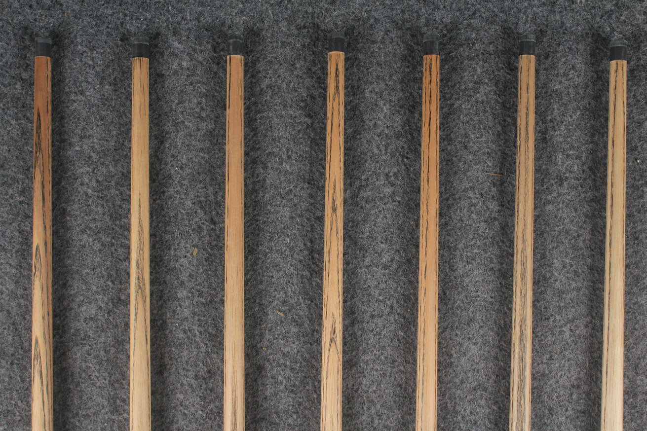 3/4 ash 62'' chinese 8 ball pool cue / break cue #9653 - #9659 WOODS CUES