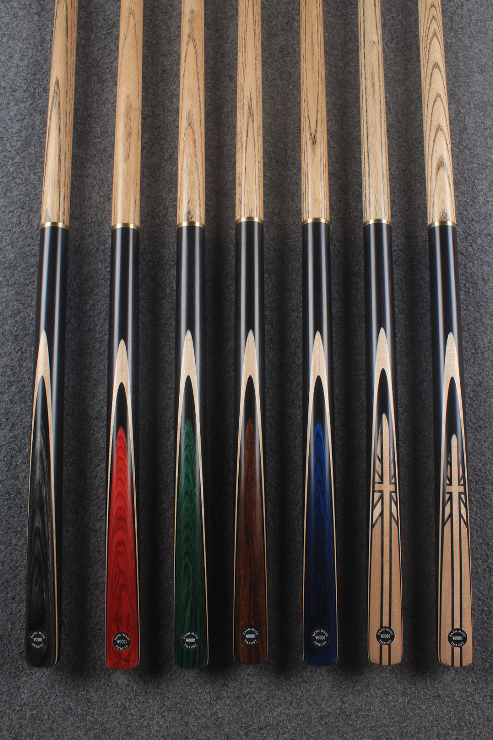 3/4 ash 62'' chinese 8 ball pool cue / break cue #9653 - #9659 WOODS CUES