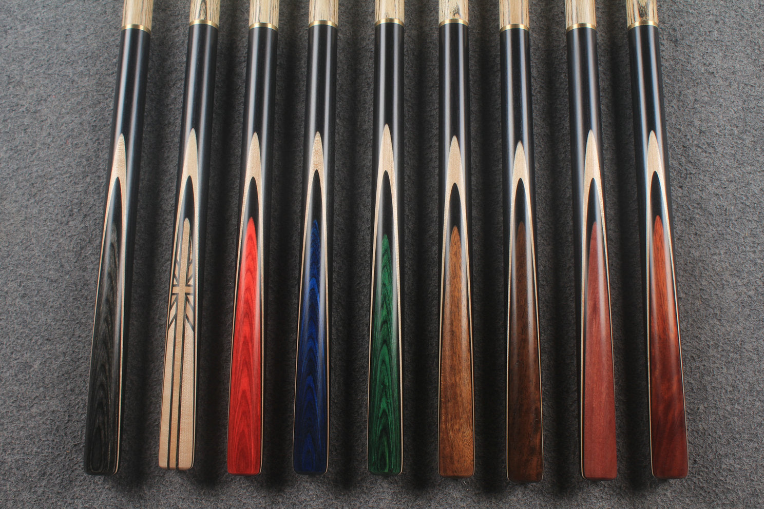3/4 ash 62 '' chinese 8 ball pool cue / break cue #9660 - #9668 WOODS CUES