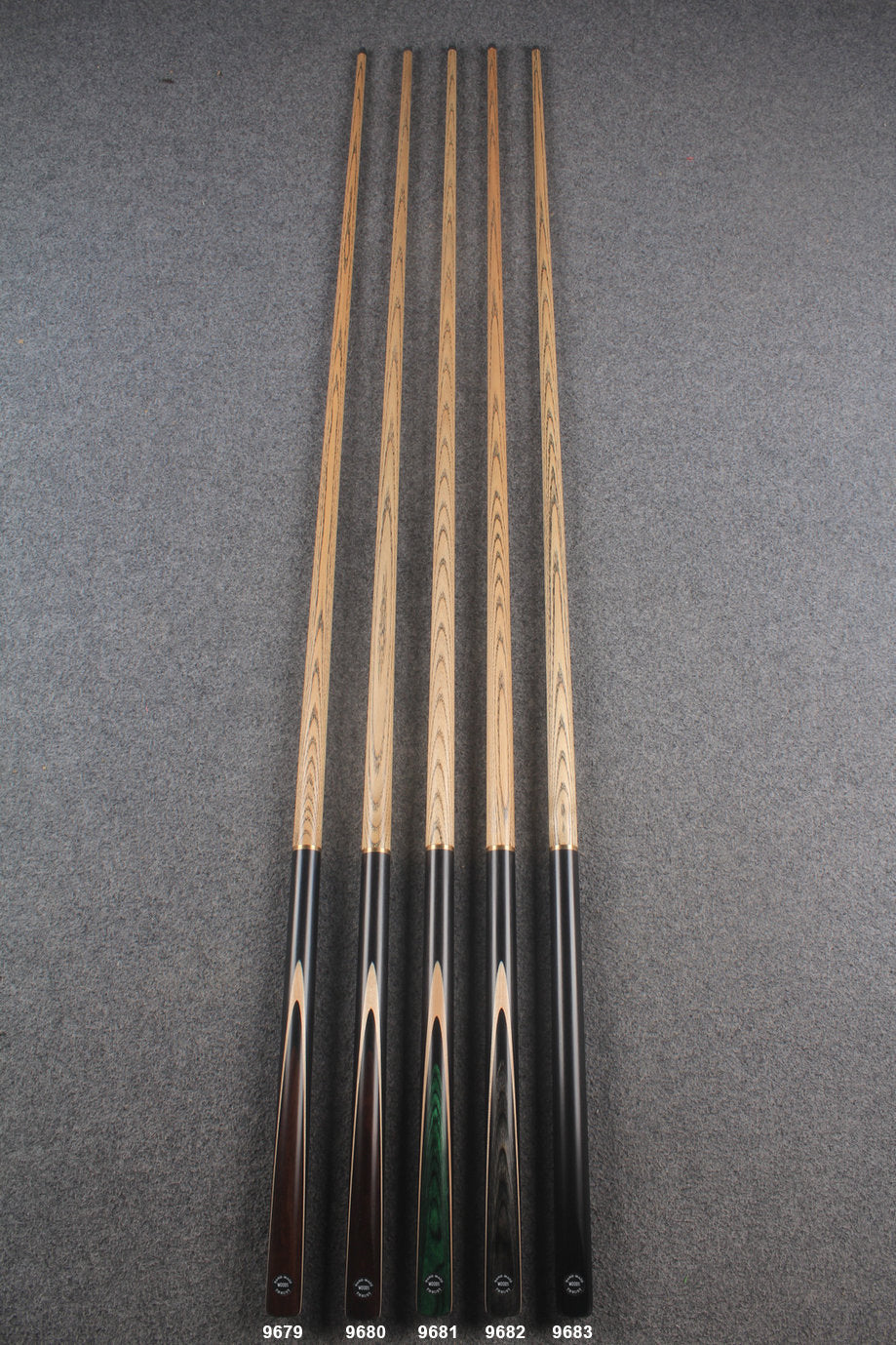 3/4 ash 60 '' chinese 8 ball pool cue / break cue #9679 - #9683 WOODS CUES