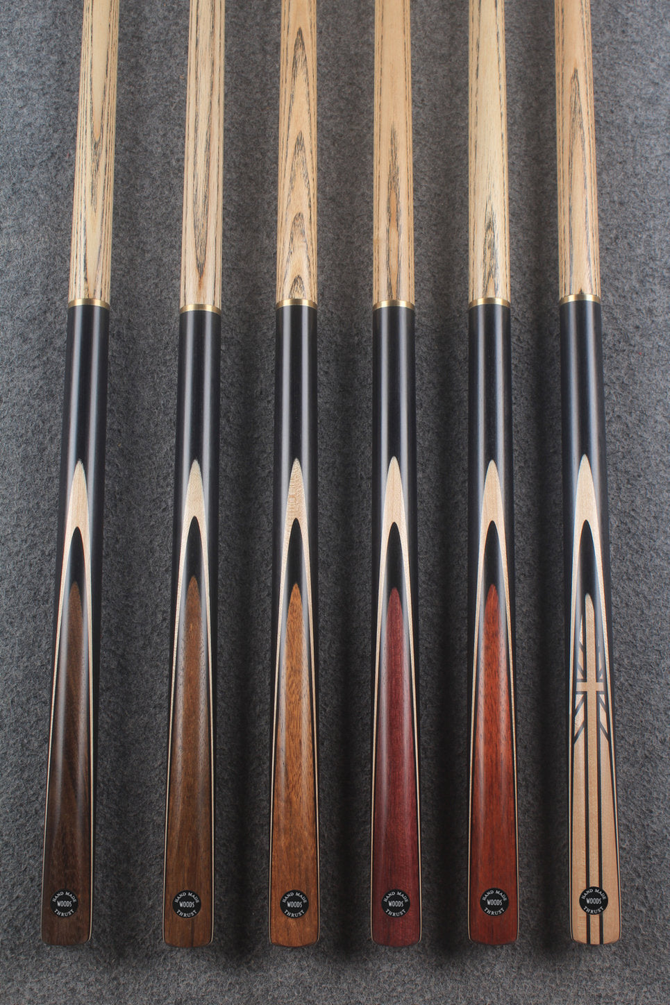 3/4 ash 60 '' chinese 8 ball pool cue / break cue #9702 - #9707 WOODS CUES
