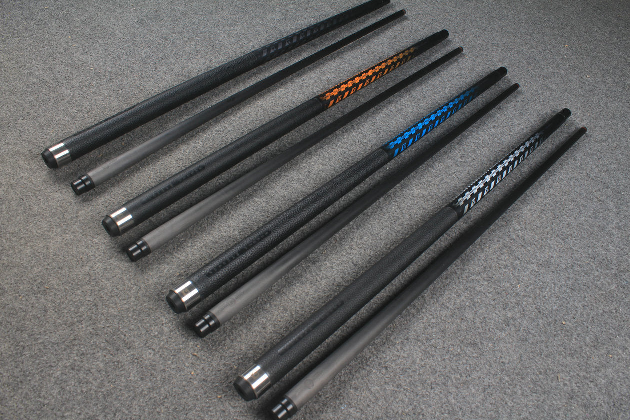 Carbon shaft billiards cue pool cue stick formula series