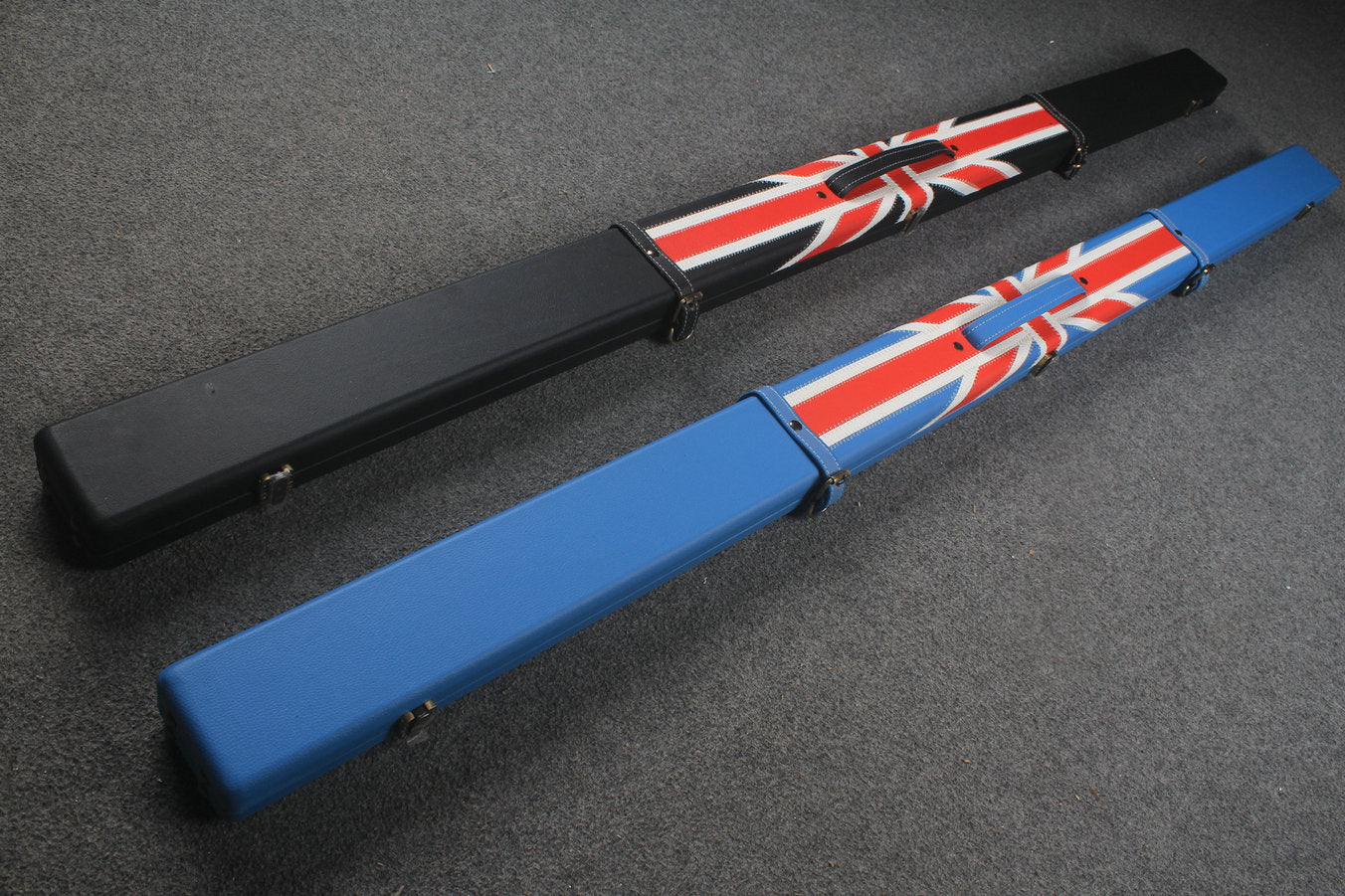 1 piece  leather snooker cue case with 2 slots