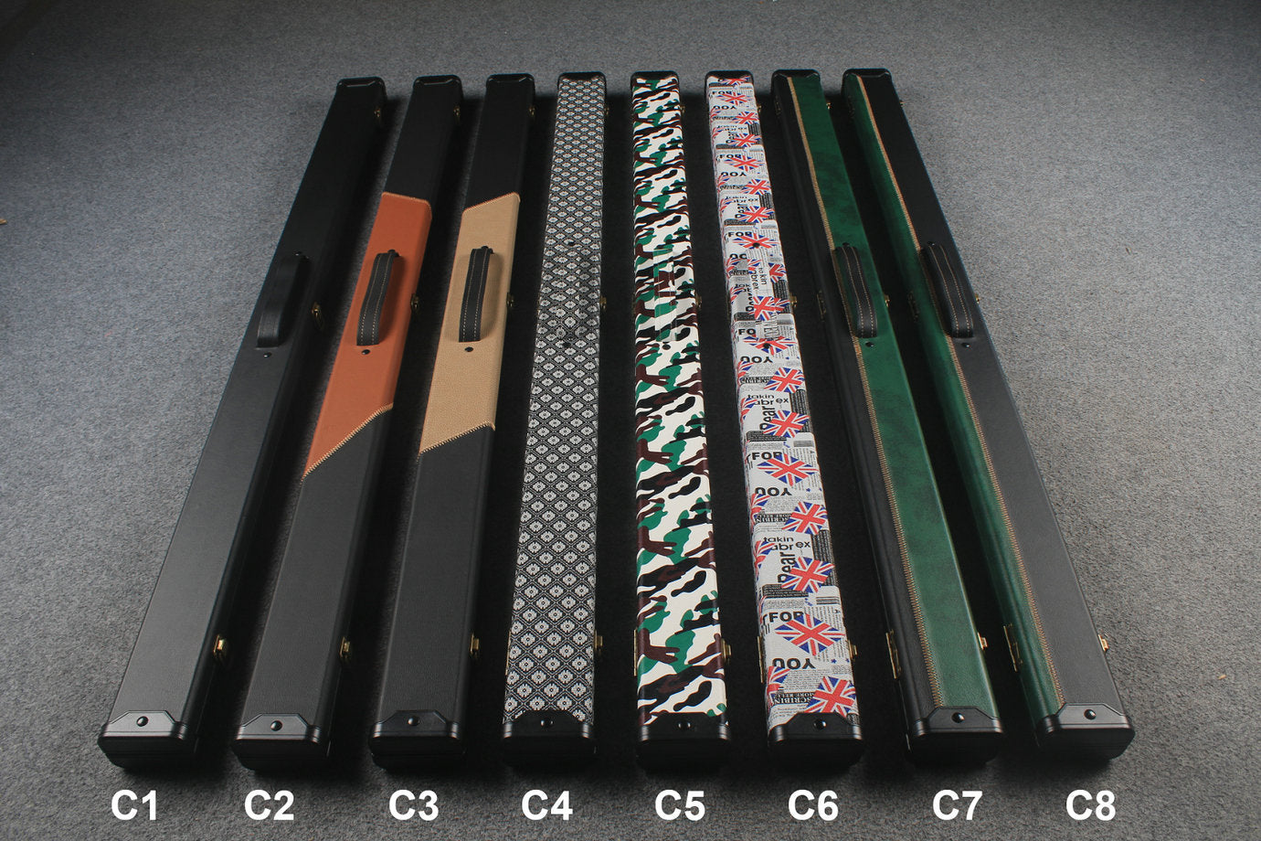 3/4 ash chinese 8 ball pool cue #5396 - #5403 WOODS CUES