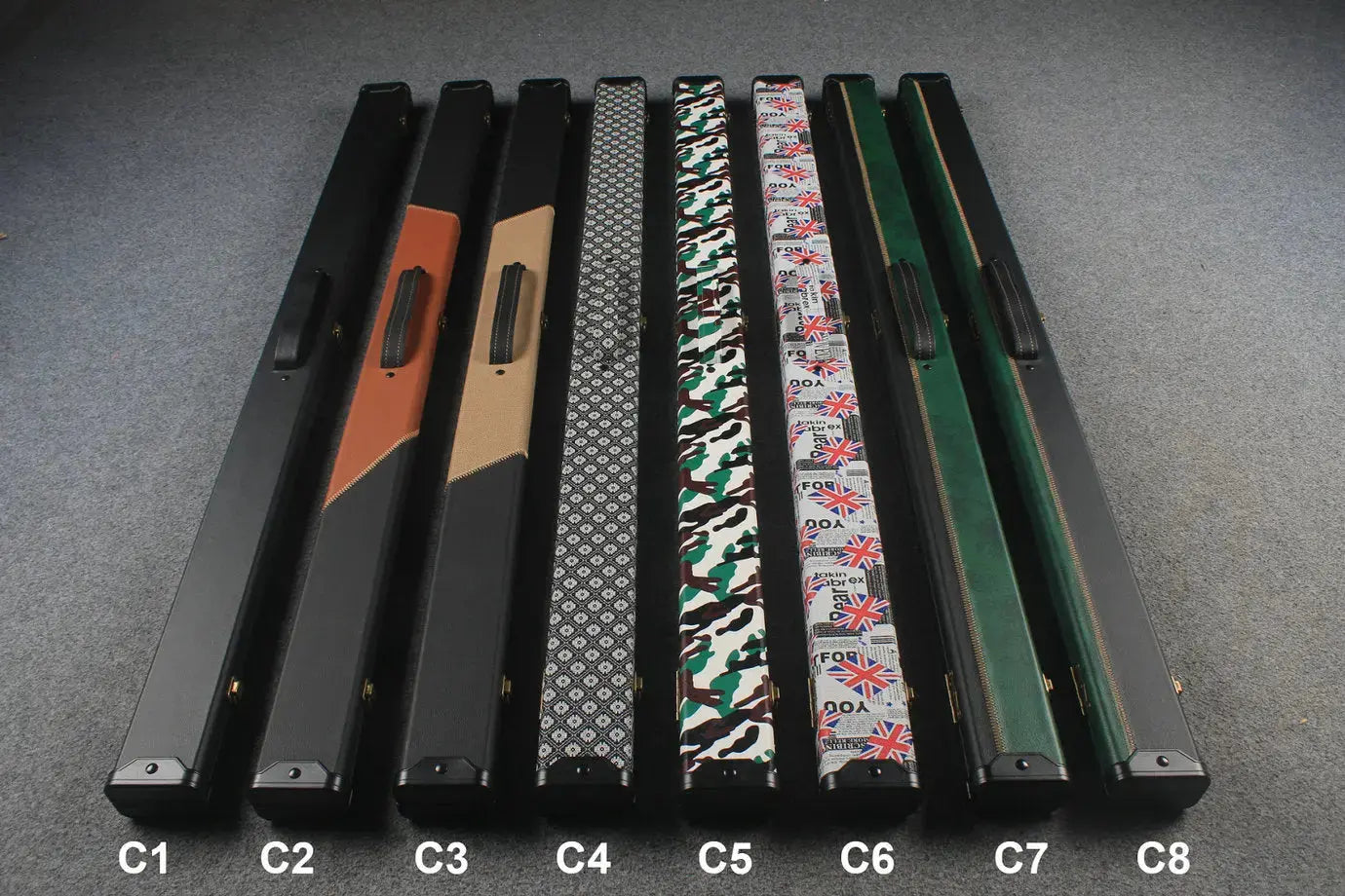 3/4 ash chinese 8 ball pool cue #5396 - #5403 WOODS CUES