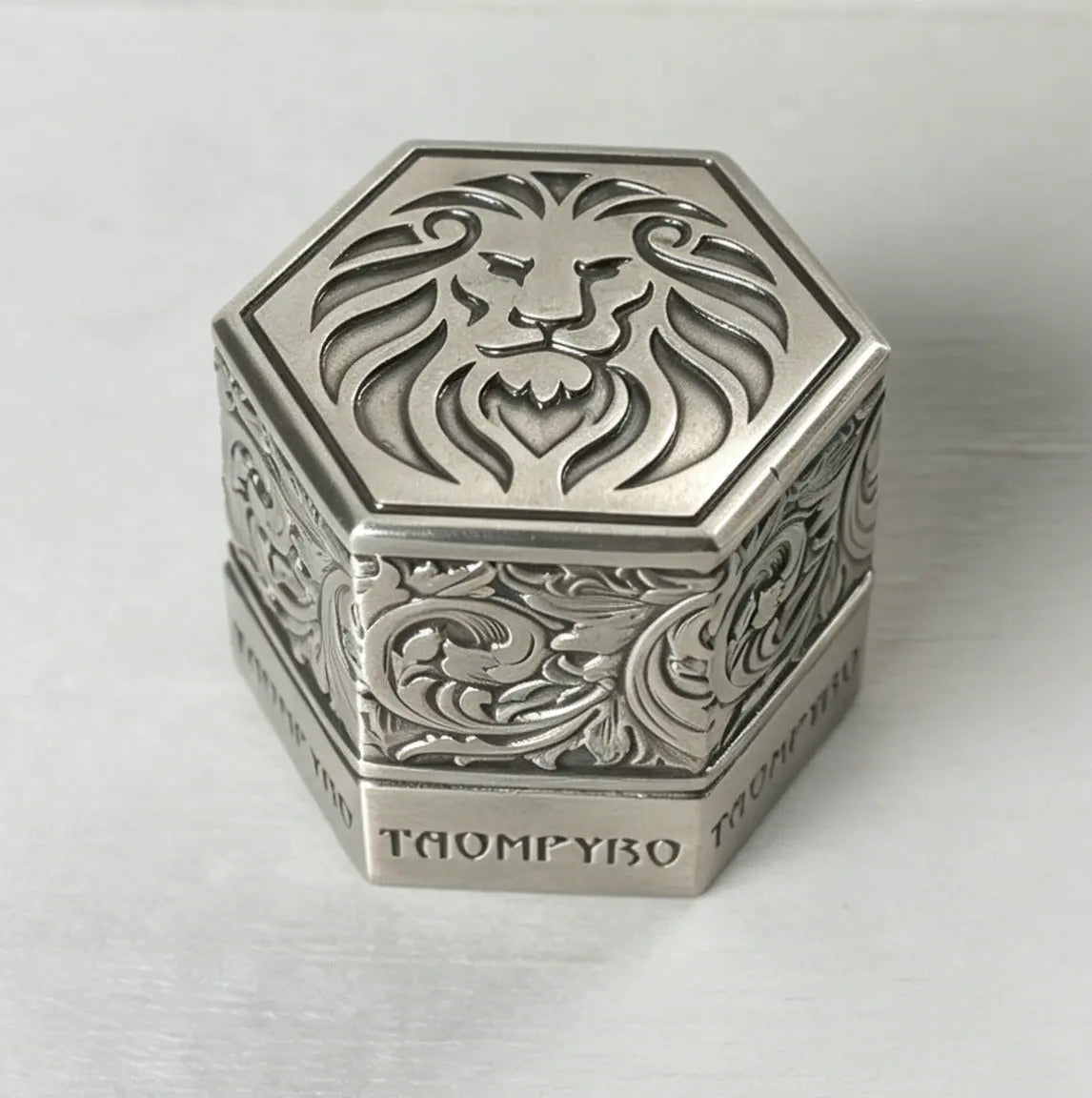 Lion Metal Billiards Chalk Holder - Magnetic Pool Cue Chalk Clip WOODS CUES