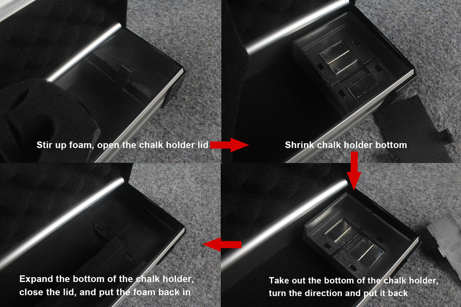 Premium Aluminium Snooker Cue Case – 2 Slots, Adjustable 148/152cm Interior WOODS CUES