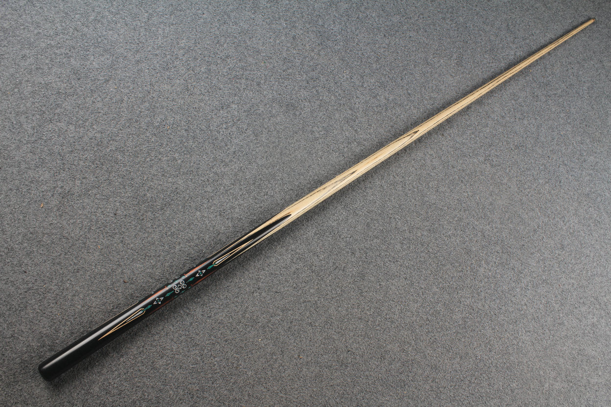 1 piece ash inaly snooker cue #2489 WOODS CUES