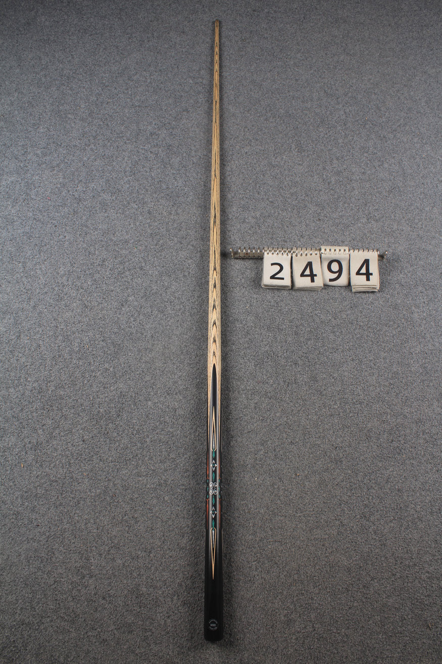 1 piece ash inaly snooker cue #2494 WOODS CUES