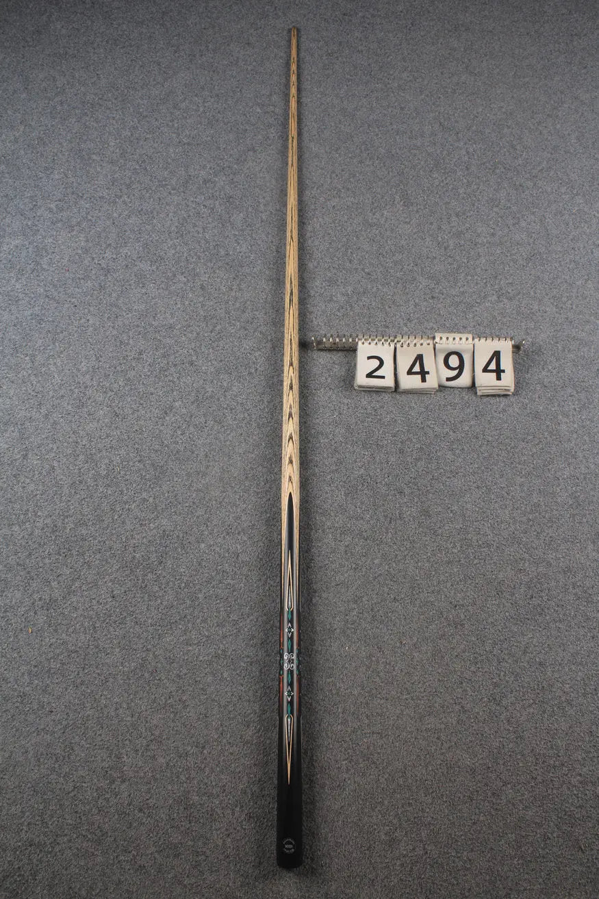 1 piece ash inaly snooker cue #2494 WOODS CUES