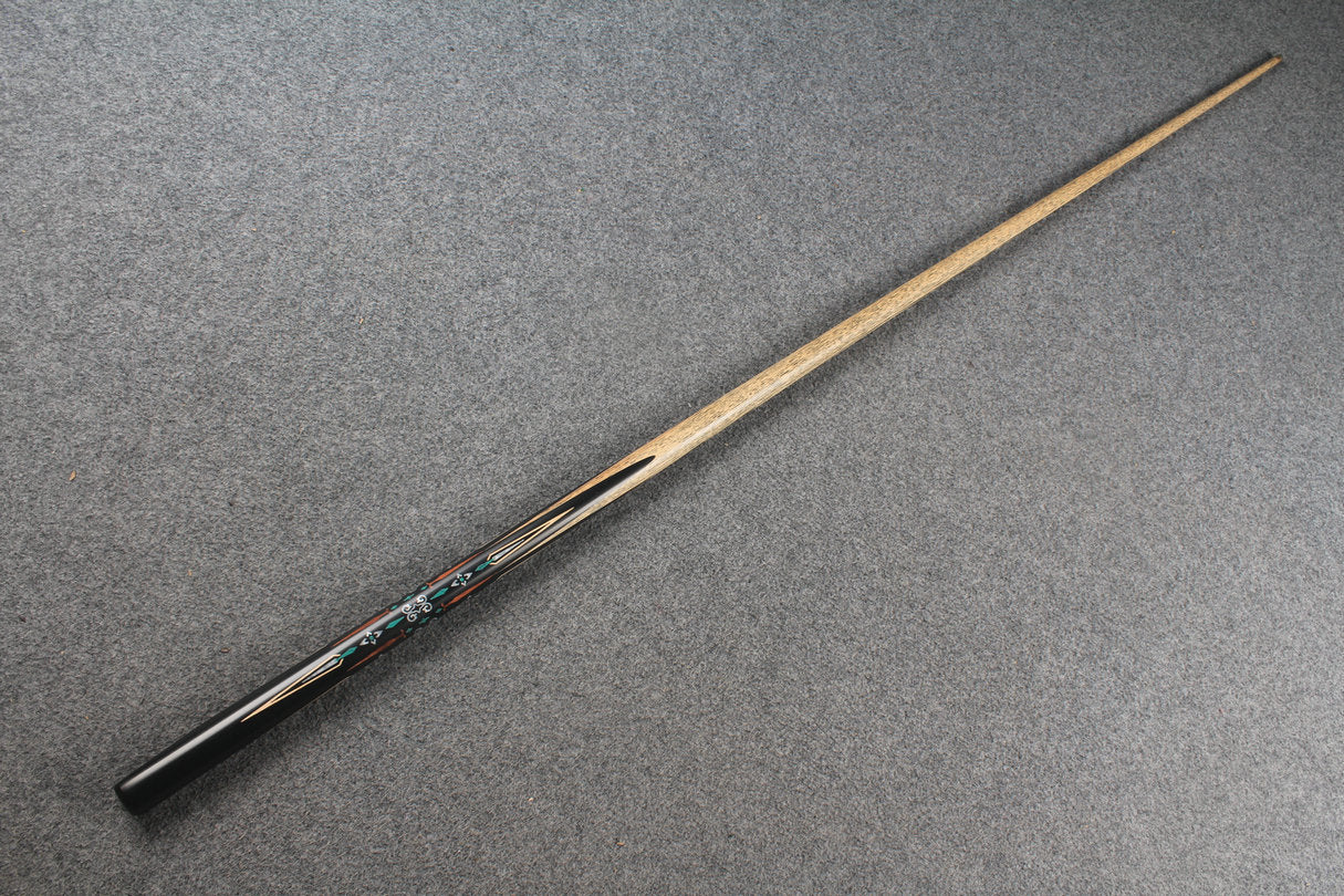 1 piece ash inaly snooker cue #2494 WOODS CUES