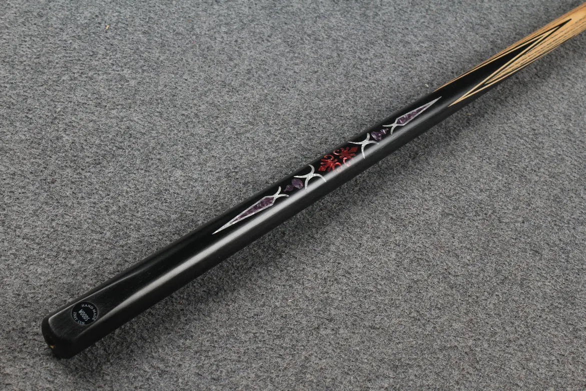 1 piece ash inaly snooker cue #3056 WOODS CUES