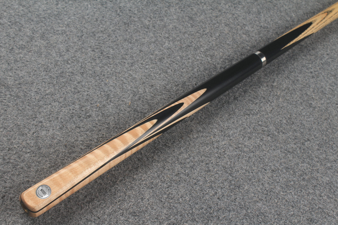 Exclusive 3/4 handmade ash snooker cue # 427 woods custom cue