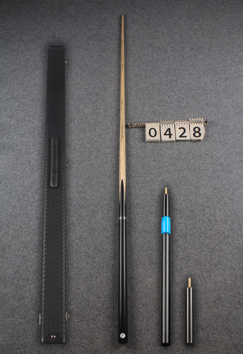 Exclusive 3/4 handmade ash snooker cue # 428 woods custom cue