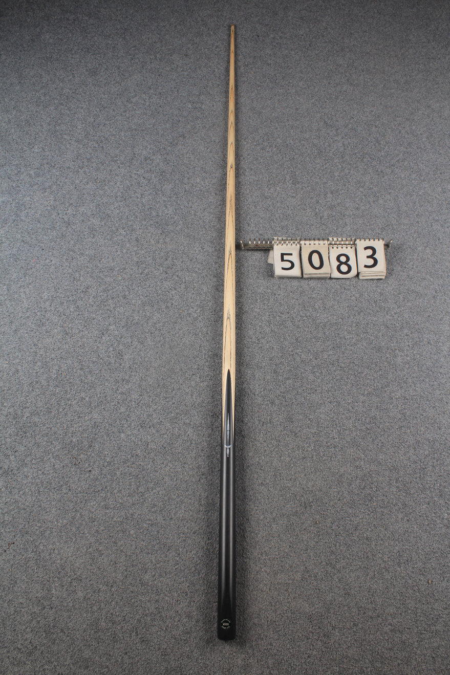1 piece ash inlay english pool cue #5083 WOODS CUES