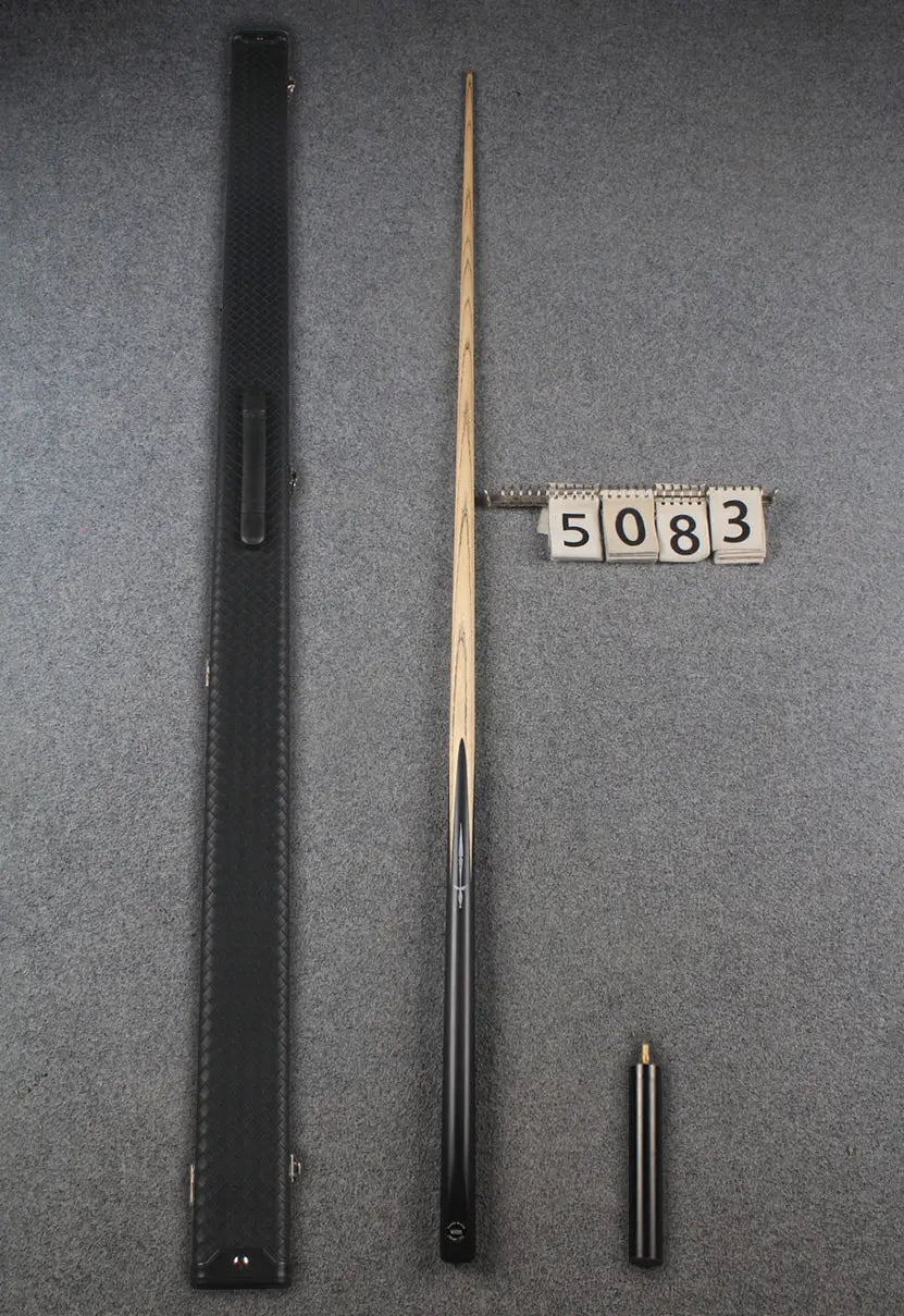 1 piece ash inlay english pool cue #5083 WOODS CUES
