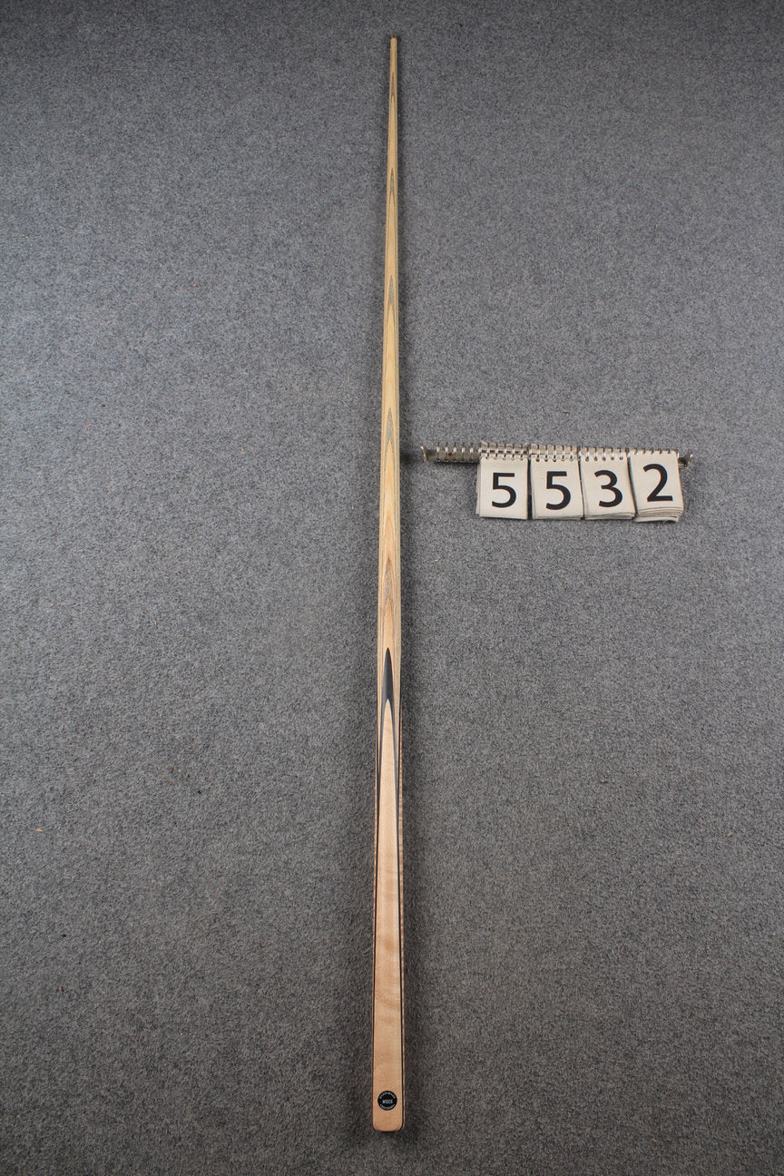 CHEVRONS+ 1 piece ash snooker cue #5532 WOODS CUES
