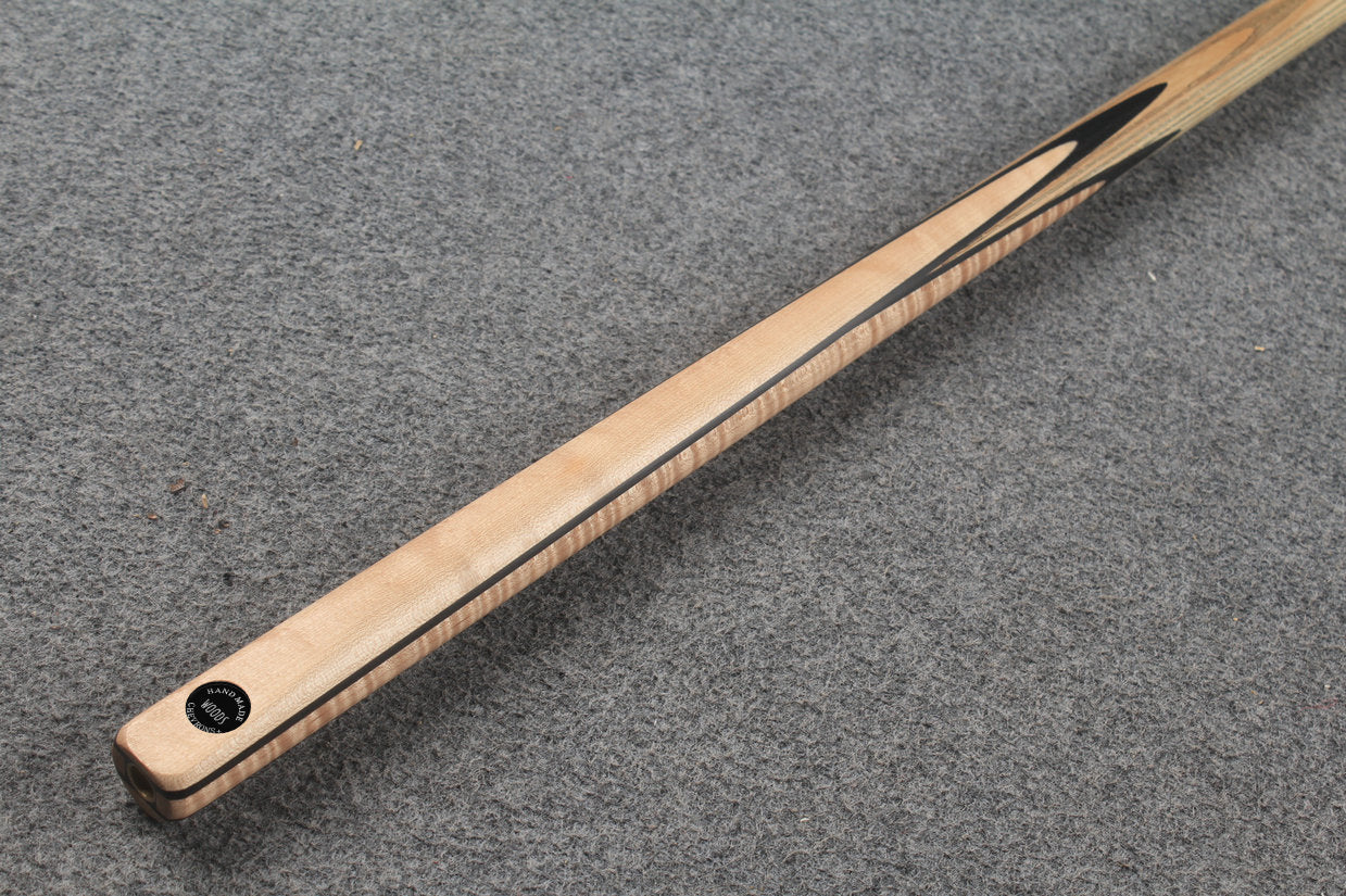 CHEVRONS+ 1 piece ash snooker cue #5532 WOODS CUES