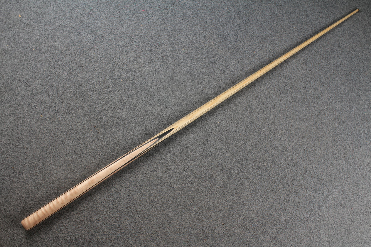 CHEVRONS+ 1 piece ash snooker cue #5532