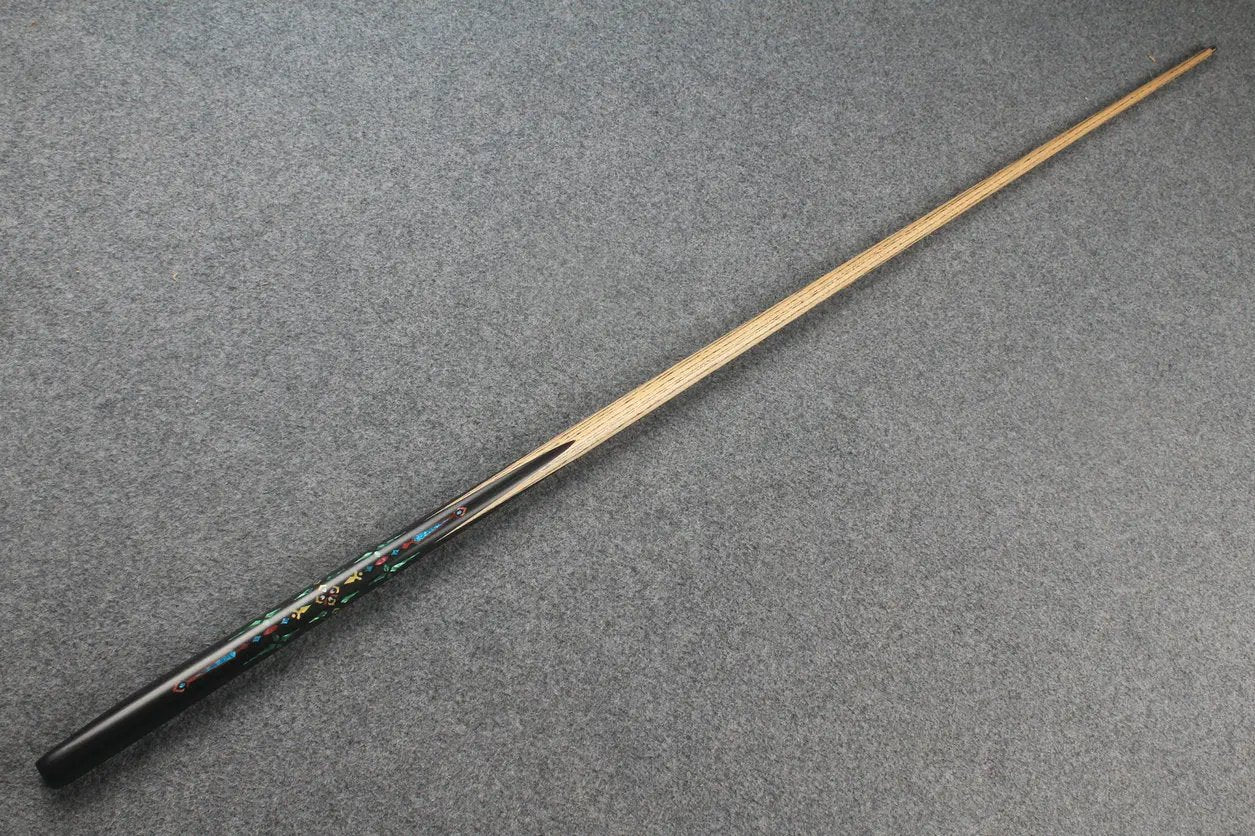 1 piece ash inlay snooker cue #7793