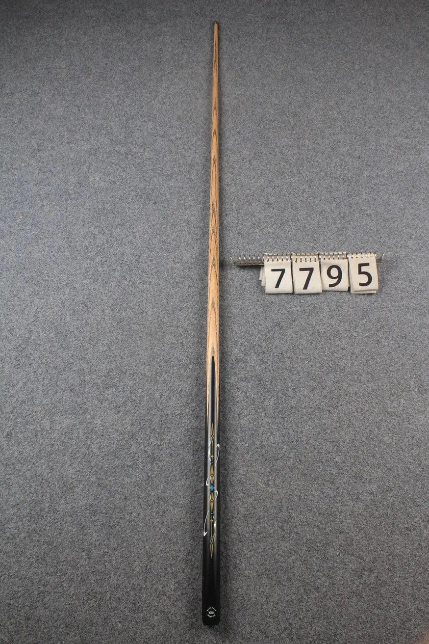 1 piece ash inlay snooker cue #7795