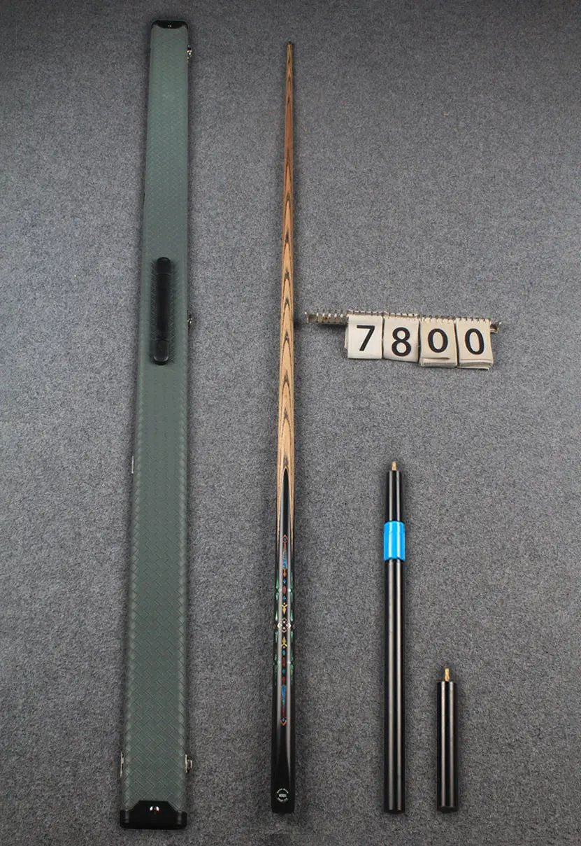1 piece ash inlay snooker cue #7800