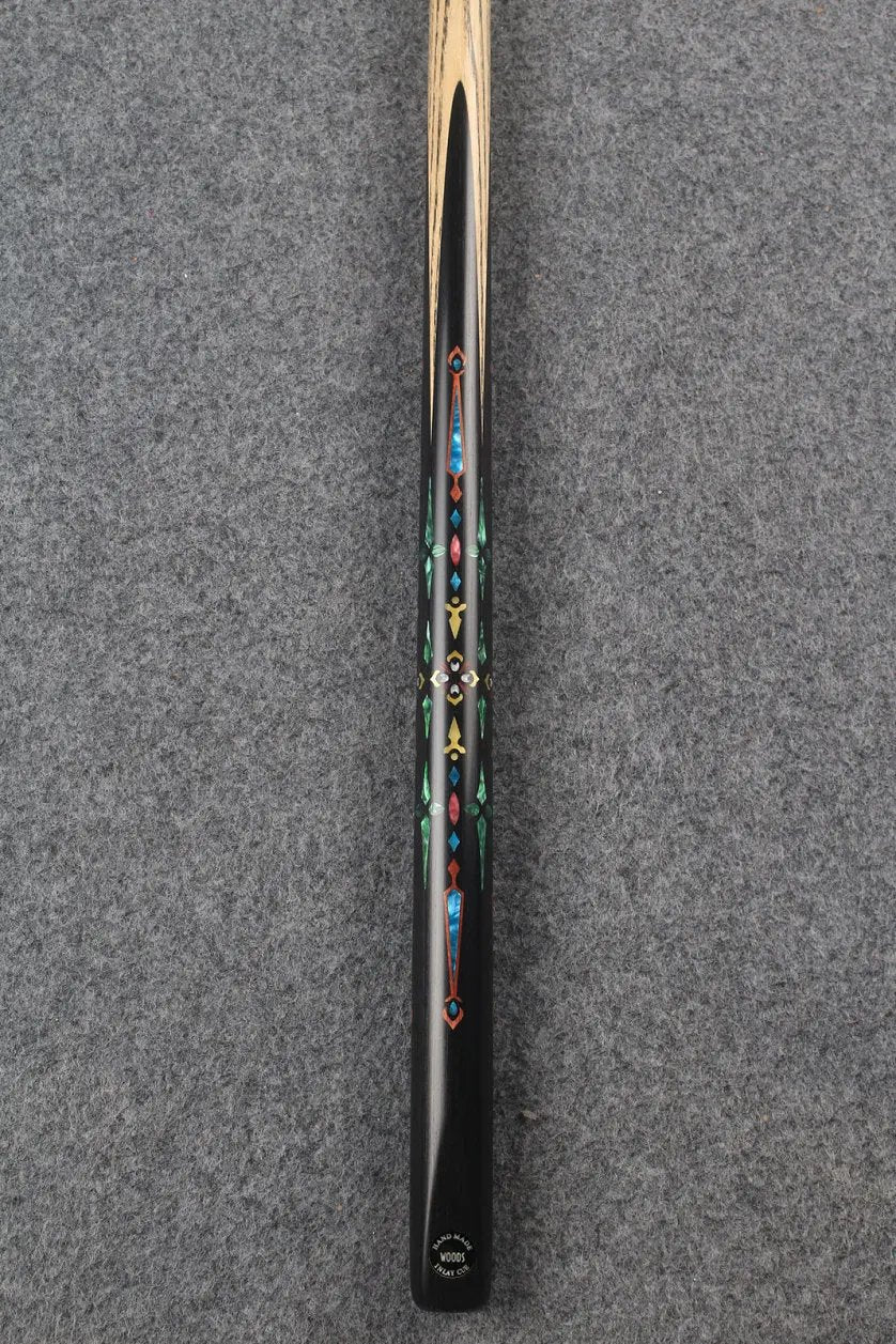 1 piece ash inlay snooker cue #7806