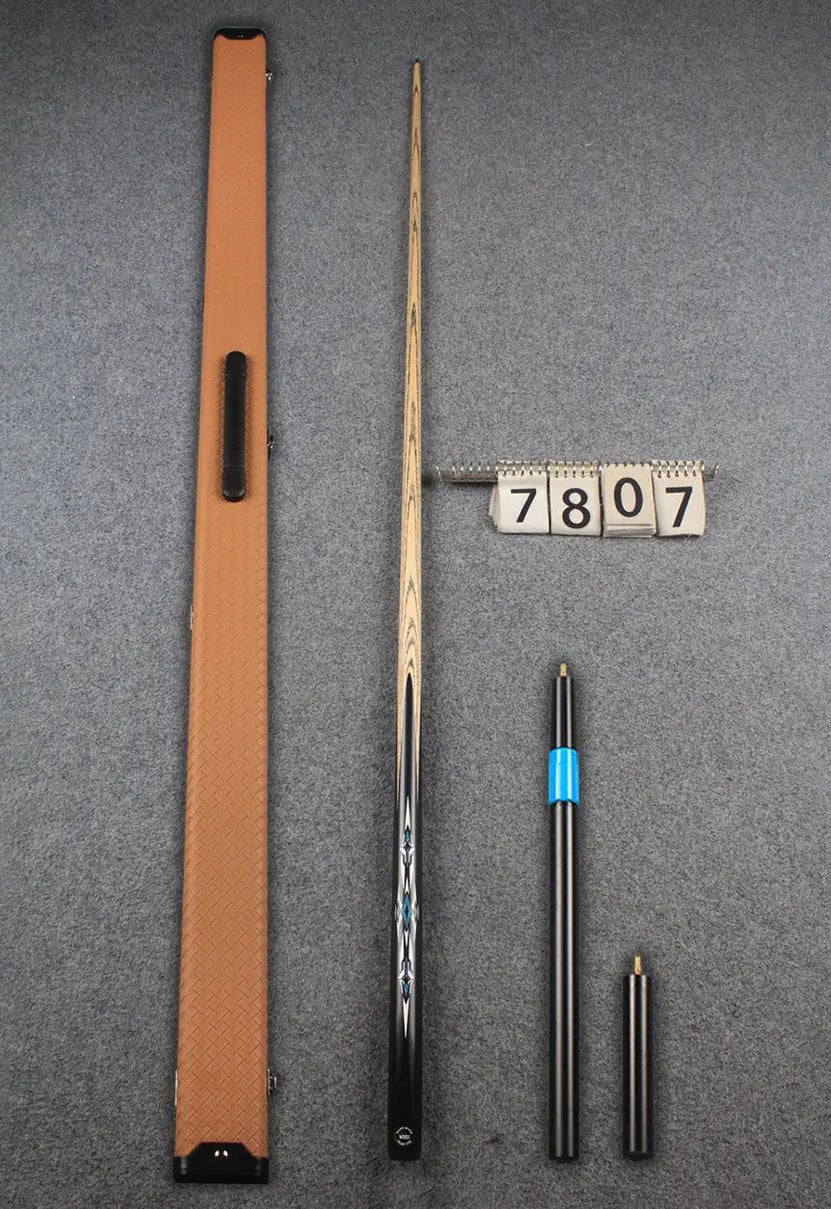 1 piece ash inlay snooker cue #7807
