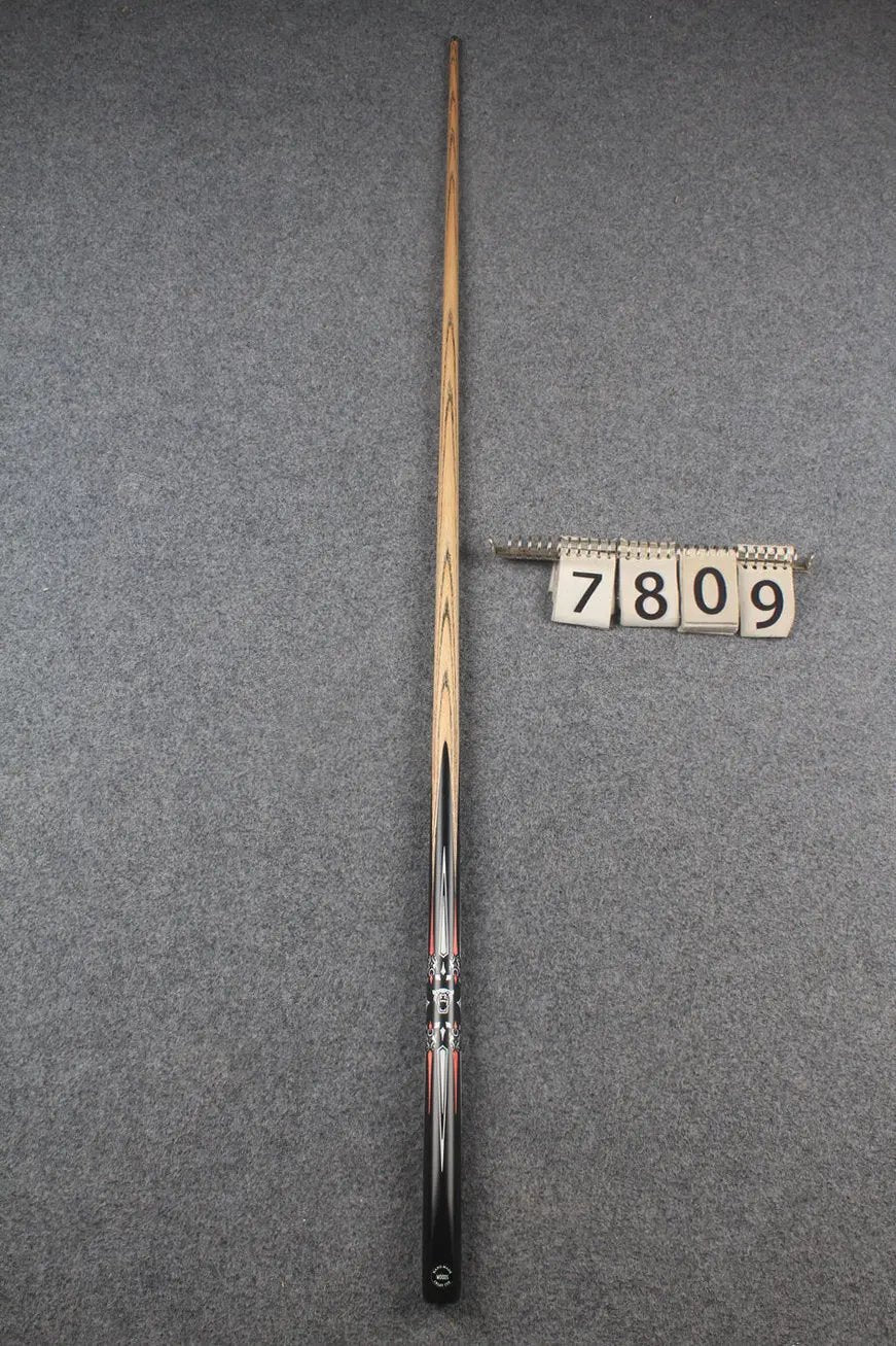 1 piece ash inlay snooker cue #7809