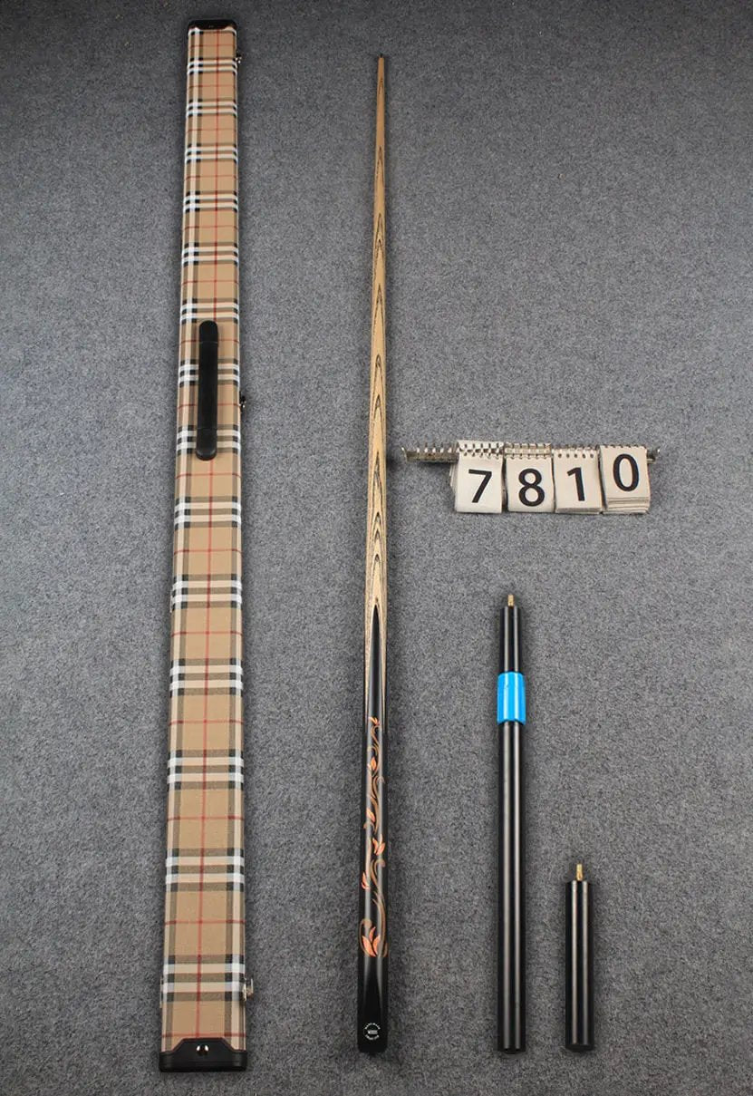1 piece ash inlay snooker cue #7810