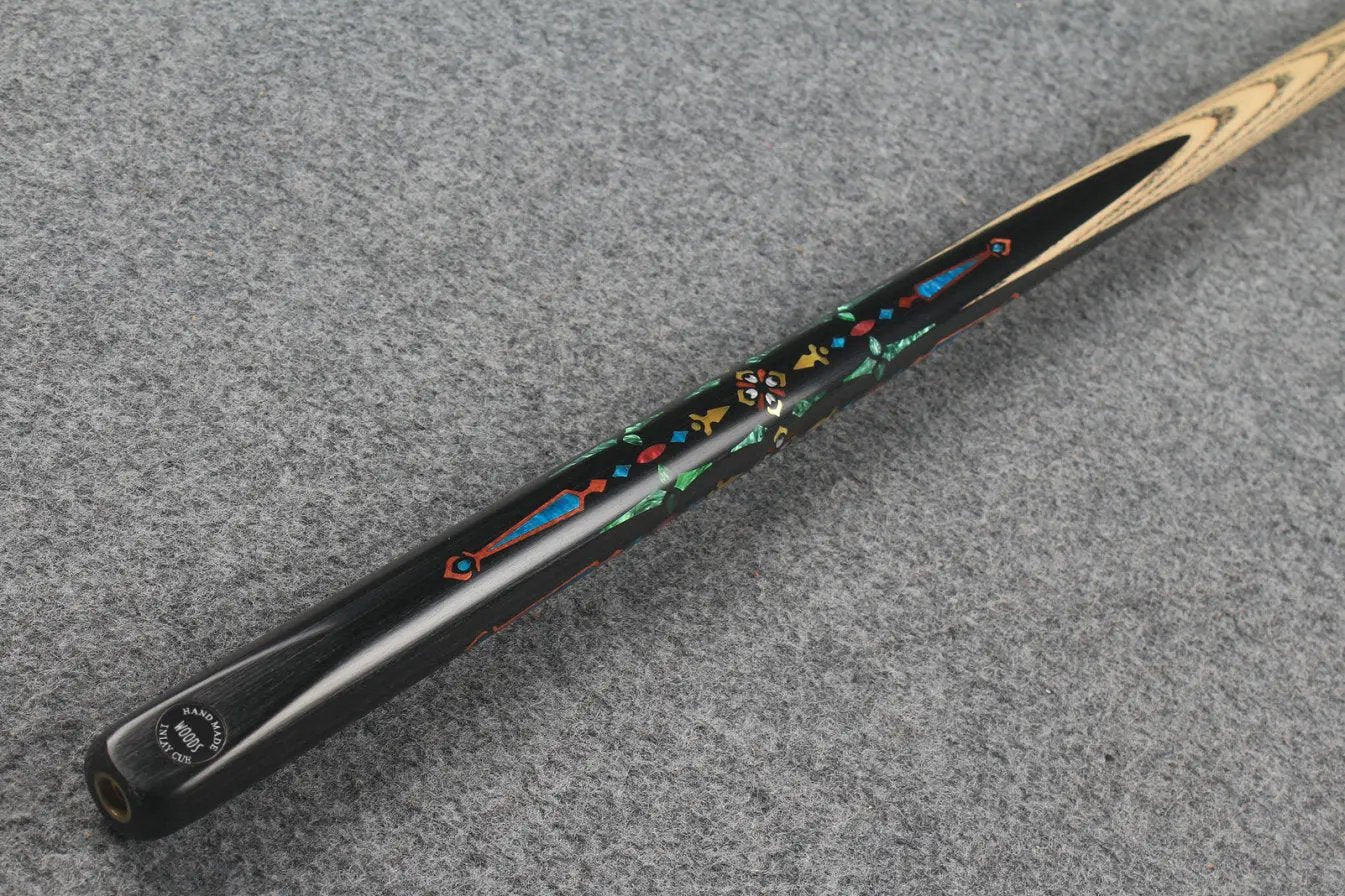 1 piece ash inlay snooker cue #7812