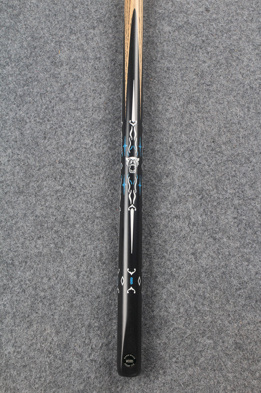 1 piece ash inlay snooker cue #7818 WOODS CUES
