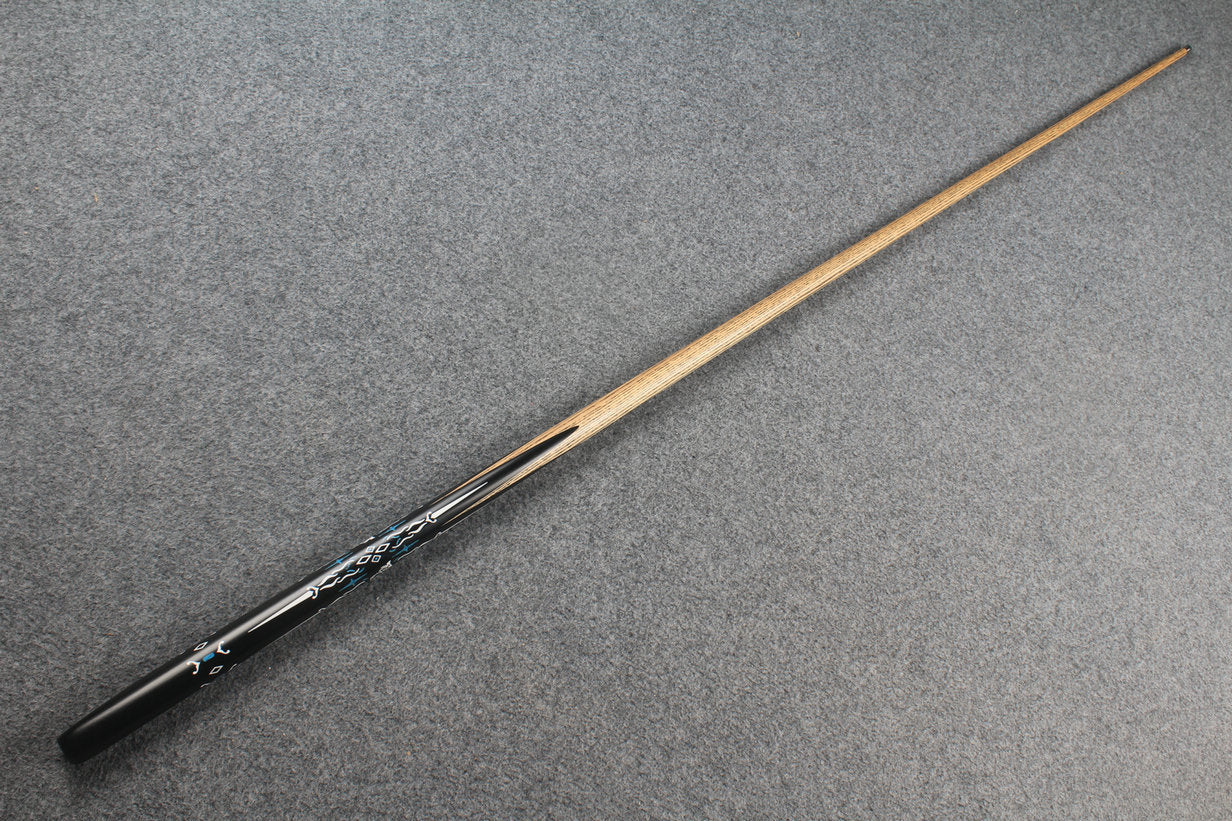 1 piece ash inlay snooker cue #7818 WOODS CUES
