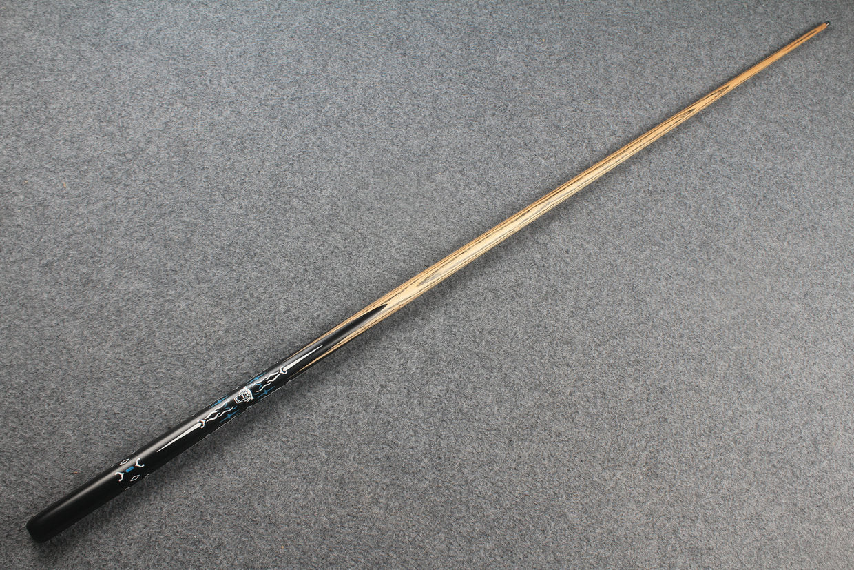 1 piece ash inlay snooker cue #7818 WOODS CUES