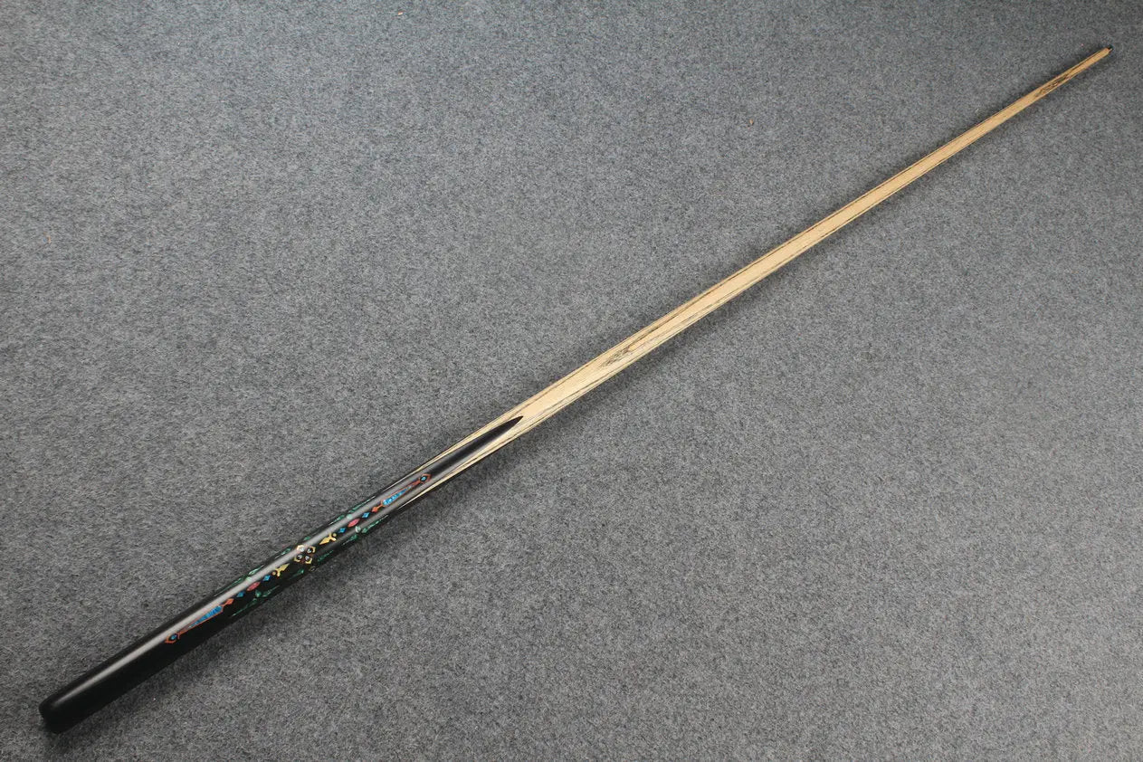 1 piece ash inlay snooker cue #7819 WOODS CUES
