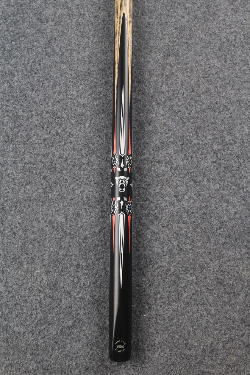 1 piece ash inlay snooker cue #7820 WOODS CUES