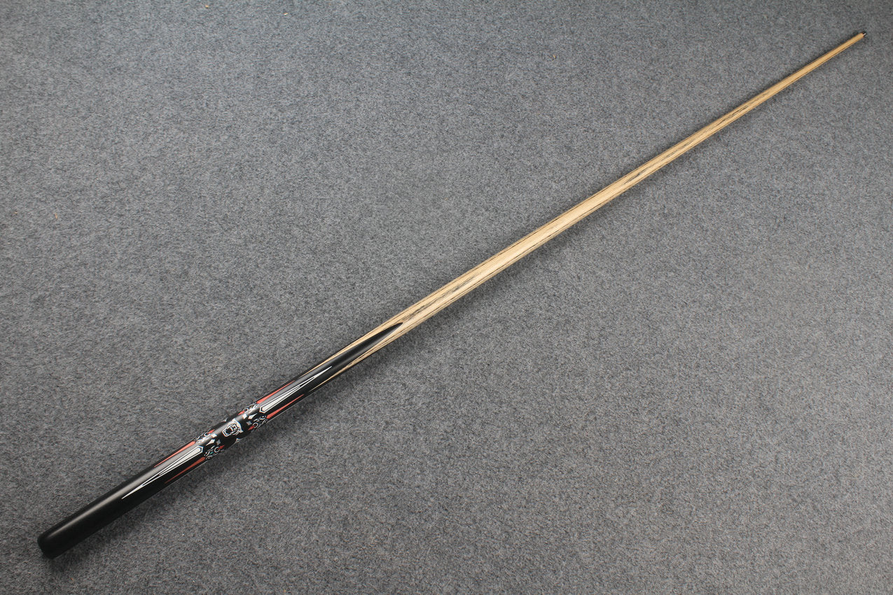 1 piece ash inlay snooker cue #7820 WOODS CUES