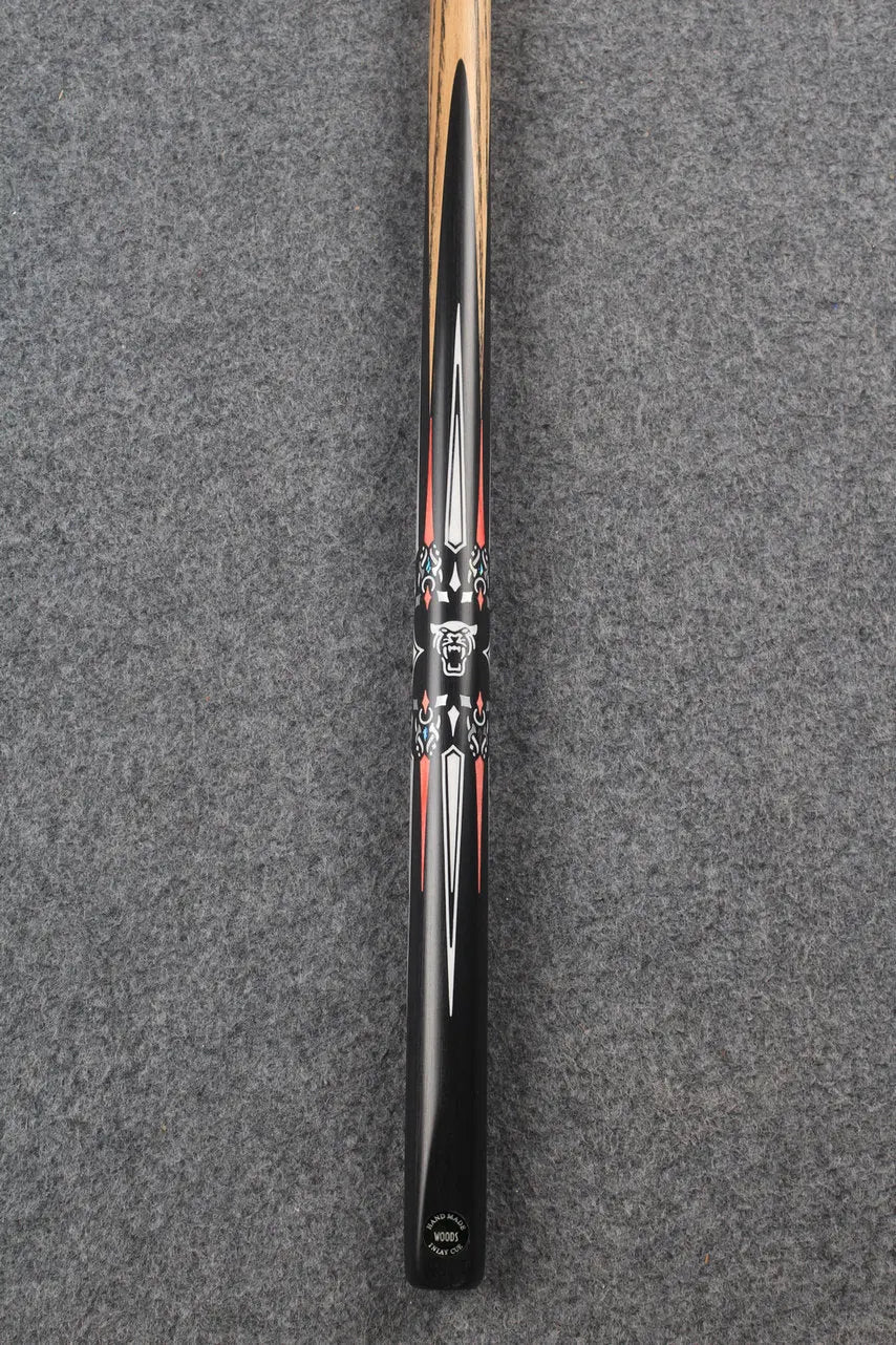 1 piece ash inlay snooker cue #7823 WOODS CUES