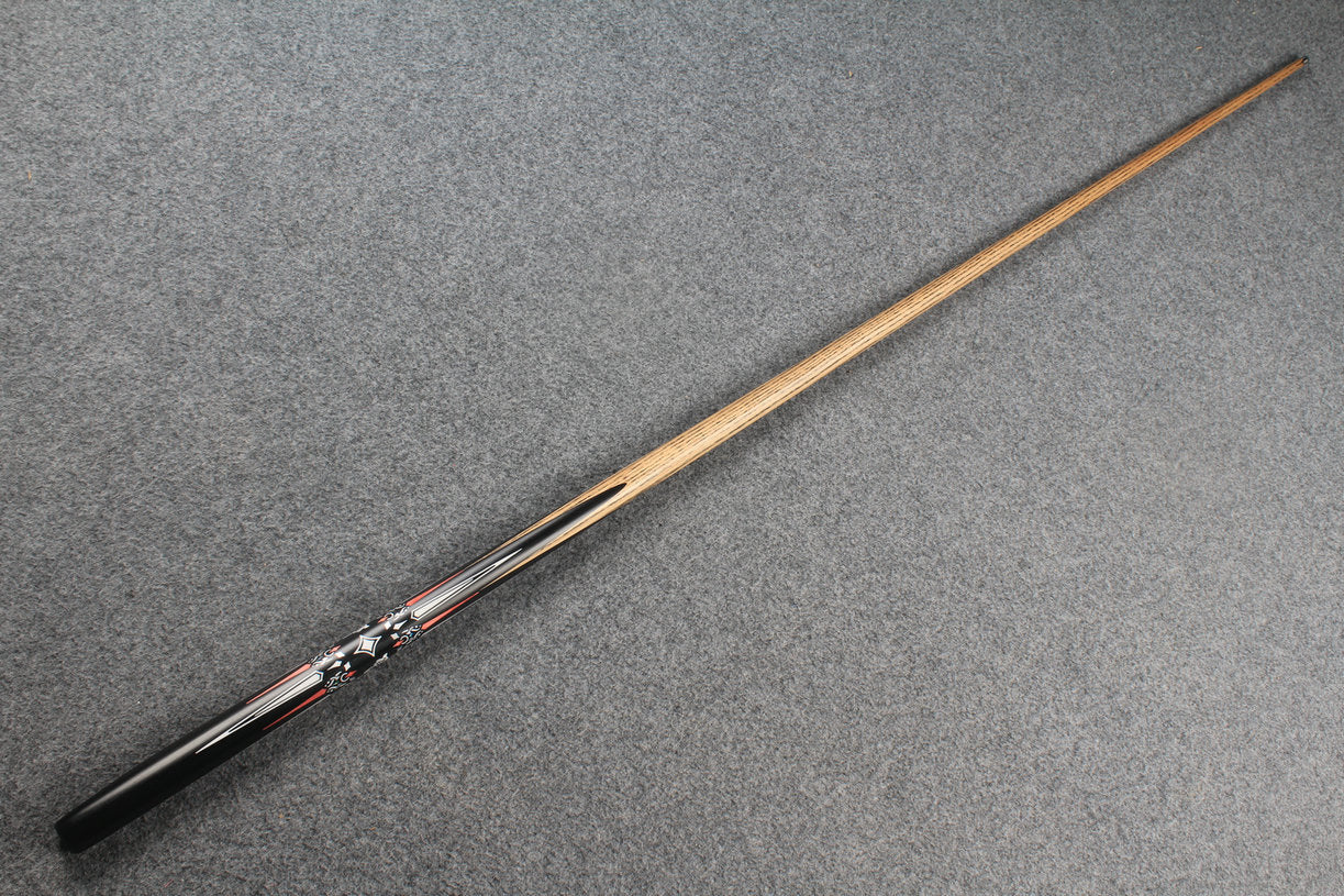 1 piece ash inlay snooker cue #7823 WOODS CUES