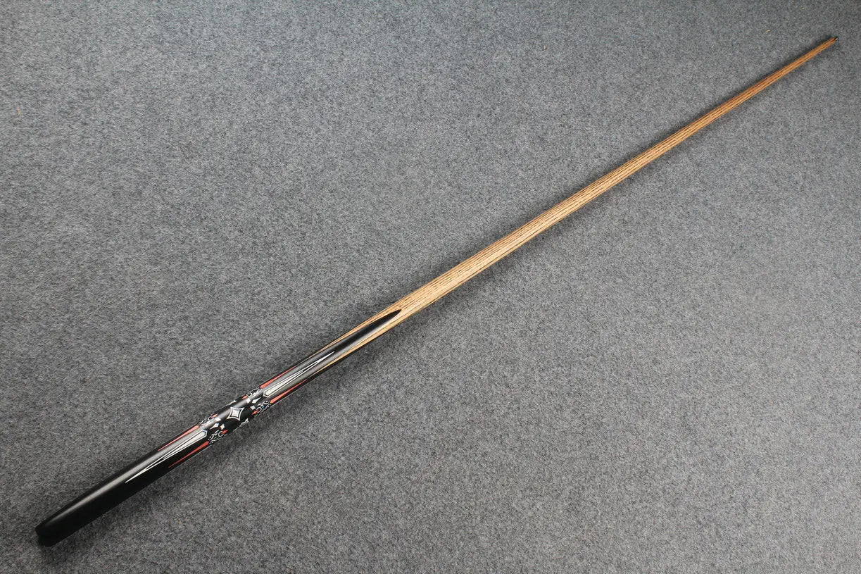 1 piece ash inlay snooker cue #7823 WOODS CUES