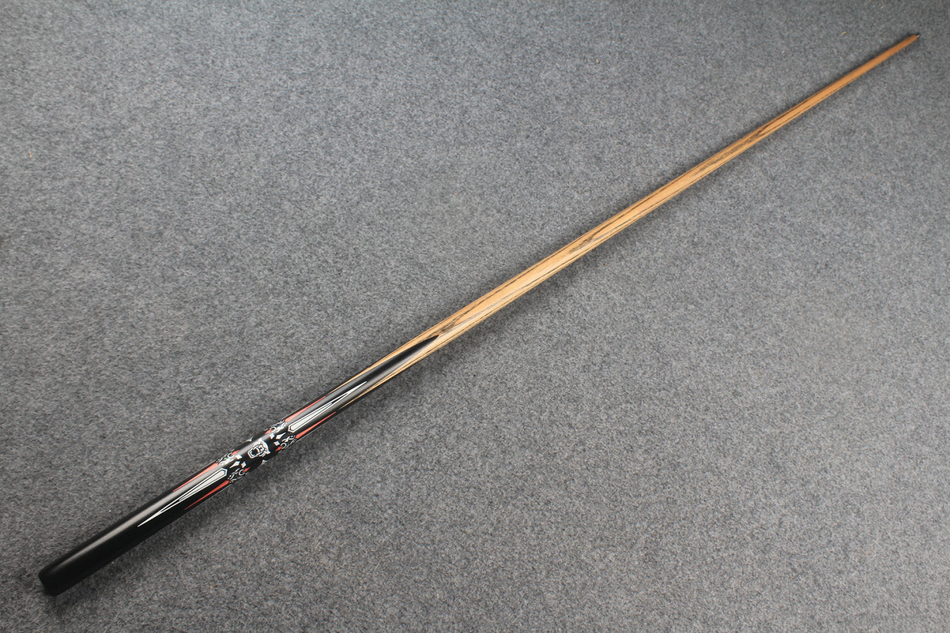1 piece ash inlay snooker cue #7823 WOODS CUES