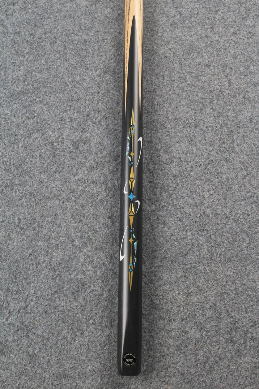 1 piece ash inlay snooker cue #7824 WOODS CUES