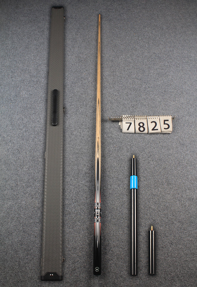 1 piece ash inlay snooker cue #7825 WOODS CUES